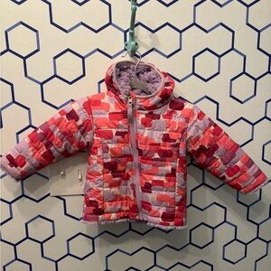 North Face Infant Reversible coat size 12-18 months
